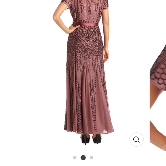 NAVY size 14 sequin evening gown - Picture 4 of 7